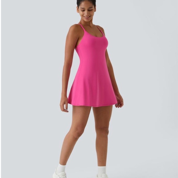 HALARA SoftlyZero Plush Backless Active Dress - Easy Peezy Edition NWT - Picture 3 of 6